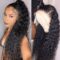 Wet And Wavy Wigs Deep Part HD 360 Lace Frontal Water Wave Human Hair Wigs