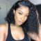Curly Short Bob Wigs 13x4 HD Lace Front Human Hair Wigs For Black Women