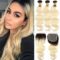 1b-613-body wave 3 bundles with closure