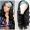 Body Wave Headband Wig Human Hair Wigs for Black Women Brazilian Scarf Wigs Wholesale Price