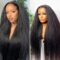 13×4 HD Lace Wig Yaki Lace Front Wigs Kinky Straight Hair Wigs for Black Women
