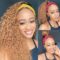 Glueless Blonde #27 Curly Headband Wig Human Hair Easy Install