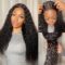 Water Wave Wig 4X4 HD Lace Closure Wigs Wet and Wavy Human Hair Wigs