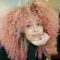 L Part Kinkys Curly Afro Lace Front Wigs Synthetic Heat Resistant Wigs for Women