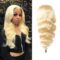 13x4x1 T Part Blonde Lace Front Wigs Human Hair 20 inch 613 Lace Front Wig Human Hair Colored Wig