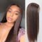 Glueless 13x3 Synthetic Lace Front Wigs Heat Resistant Fiber Long Straight Wig