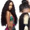 Glueless 13x3 Synthetic Lace Front Wigs with Baby Hair Loose Curly Wigs for Black Women