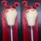 Long Red Color Straight Wigs Synthetic 13x4x1 T Part Lace Front Wigs Pre Plucked