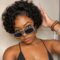 Pixie Cut Wig Human Hair 8inch Short Curly 13x1 T Part Wigs for Women
